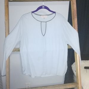 Baby blue blouse